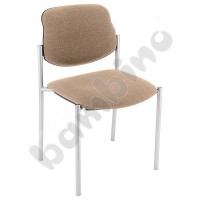 Conference chair STYL, beige - brown