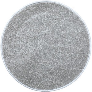 Round carpet - dia. 70 cm - grey