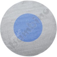 Round carpet dia. 2 m - grey-blue