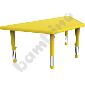 Dumi trapezoidal table yellow