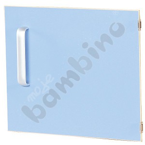Door for cabinet S with partition right - light blue