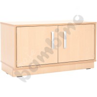 S cabinet with 1 shelf and partition with pilnth