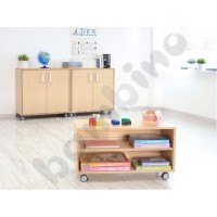 M cabinet with 3 shelves with wheels