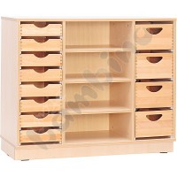 M cabinet with partitions and 3 shelves with plinth