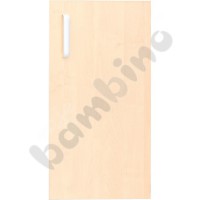 Door for narrow cabinet Flexi and cabinet M with partition right - birch