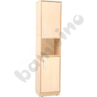 Door for narrow cabinet Flexi and cabinet M with partition right - birch