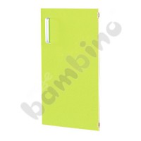 Door for narrow cabinet Flexi and cabinet M with partition right - green