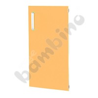 Door for narrow cabinet Flexi and cabinet M with partition right - orange