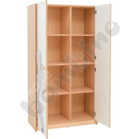 Large wardrobe with applique for furniture set Farm