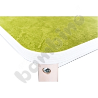 Quiet tabletop Plus, rectangular, 80 x 140 - green