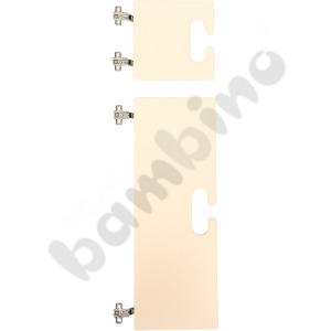 Small and big doors for Chameleon cloakroom - beige