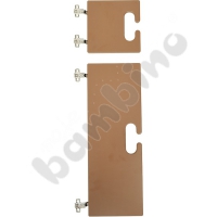 Small and big doors for Chameleon cloakroom - brown