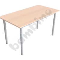 Right table in a beech tone