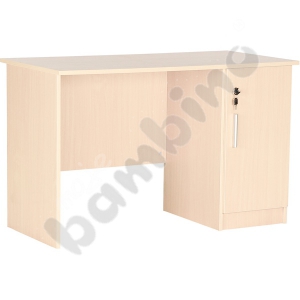 Vigo desk with cabinet - maple