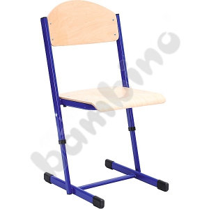 T chair with adjustable height size 5-6 blue