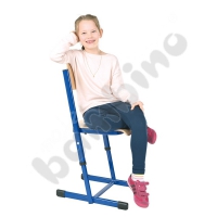 T chair with adjustable height size 5-6 blue