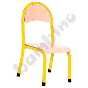 P chair size 1 yellow
