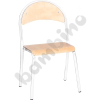 P chair size 2 silver