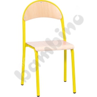 P chair size 4 yellow