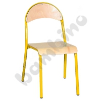 P chair size 4 yellow