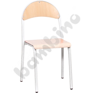 P chair size 4 silver