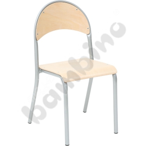 P chair size 5 silver