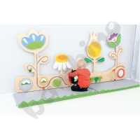 Manipulative-sensory wall - meadow with a ladybug