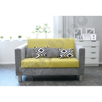 Relax couch gray-green - square legs