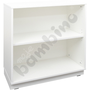 Quadro - M cabinet with 1 shelf, white