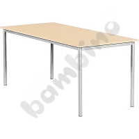 Common room table Mila 160 x 80 size 5 - silver maple