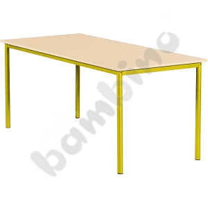 Common room table Mila 160 x 80 size 6 - silver maple