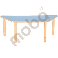 Flexi table trapezial, blue