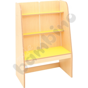 Flexi standing bookcase - yellow