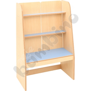 Flexi standing bookcase - light blue