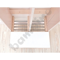 Double hanging cloakroom - bleached plywood