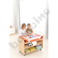 Movable Flexi cabinet with tray