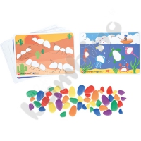 Rainbow pebbles for creative games