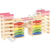 Creative wooden blocks, 250 pcs