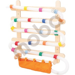 Ladder with ball tube