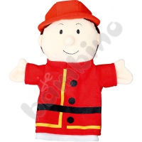 Hand puppet - firefighter
