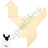 Wooden tangram