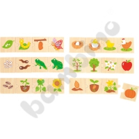 Growing animals and plants puzzles