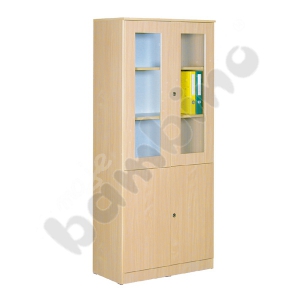 Expo cabinet with glass-case - maple