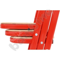T chair strengthened, regulated, size 3-4 - red