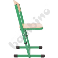 T chair strenghtened regulated, size 3-4 - green