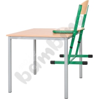 T chair strenghtened regulated, size 3-4 - green