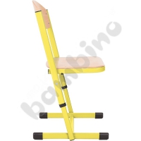 T chair strengthened regulated, size 5-6 - yellow
