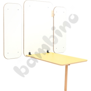 Folding table Flexi 5-6 - yellow