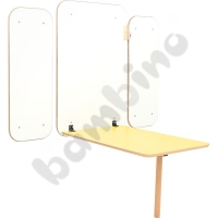 Folding table Flexi 5-6 - yellow