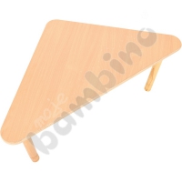 Flexi table - triangular - beech